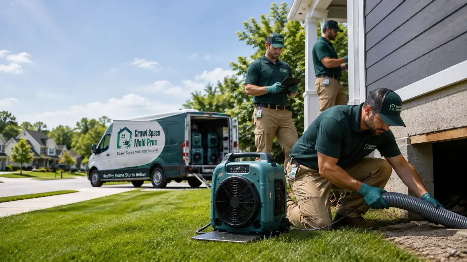 Crawl Space Mold Removal in Beacon, NY